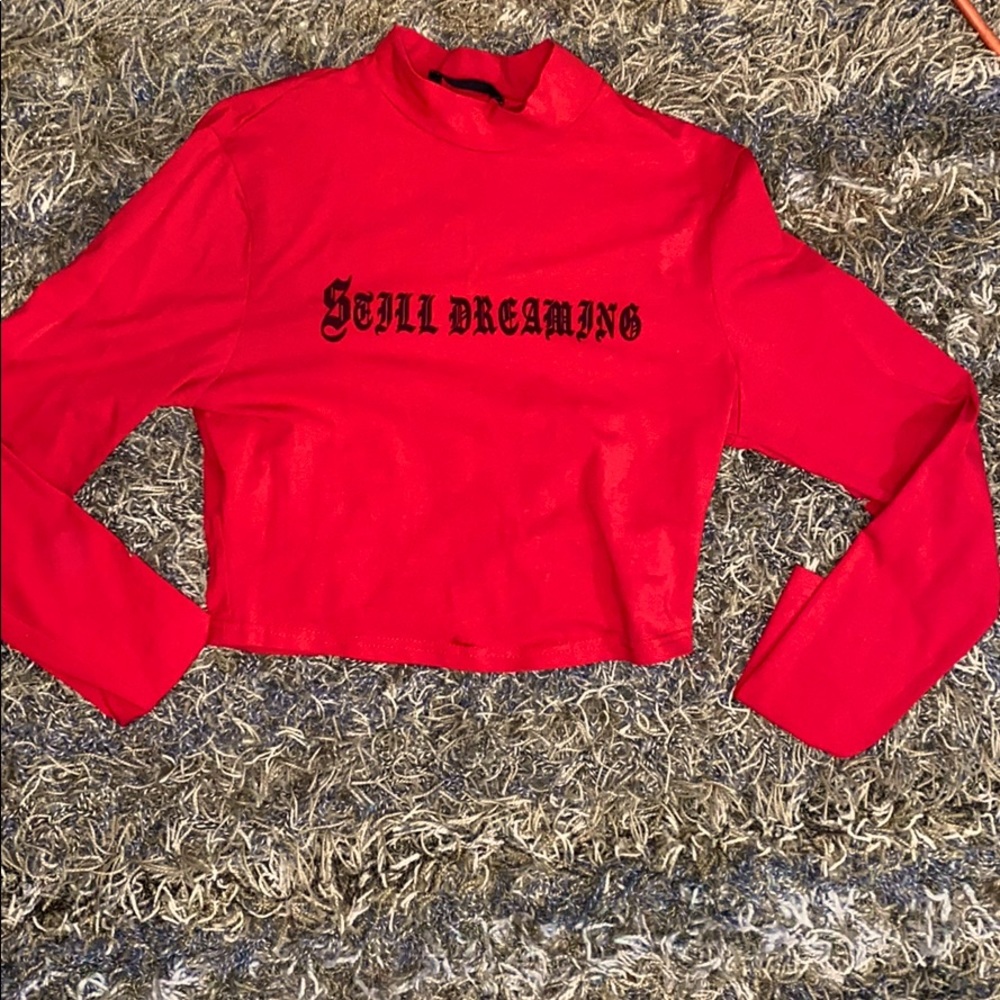 RED Long sleeve tee
